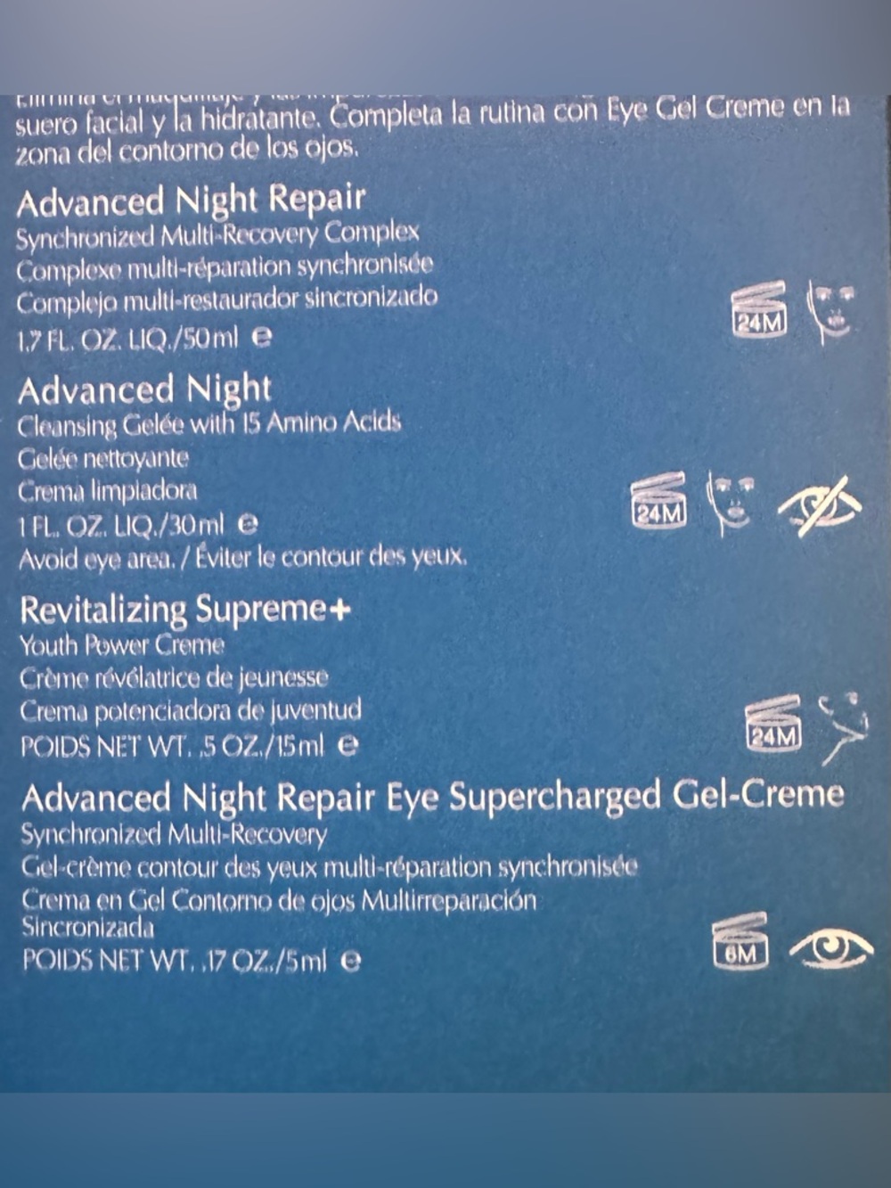 New Estee Lauder Nightly Renewal Collection with full size Advanced Night Repair - Picture 6 of 6